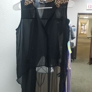 Girls pretty black dress (brand new)
